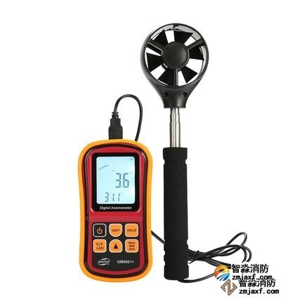 數(shù)字風(fēng)速計(jì)量程:0m/s~45m/s;精度:±3%